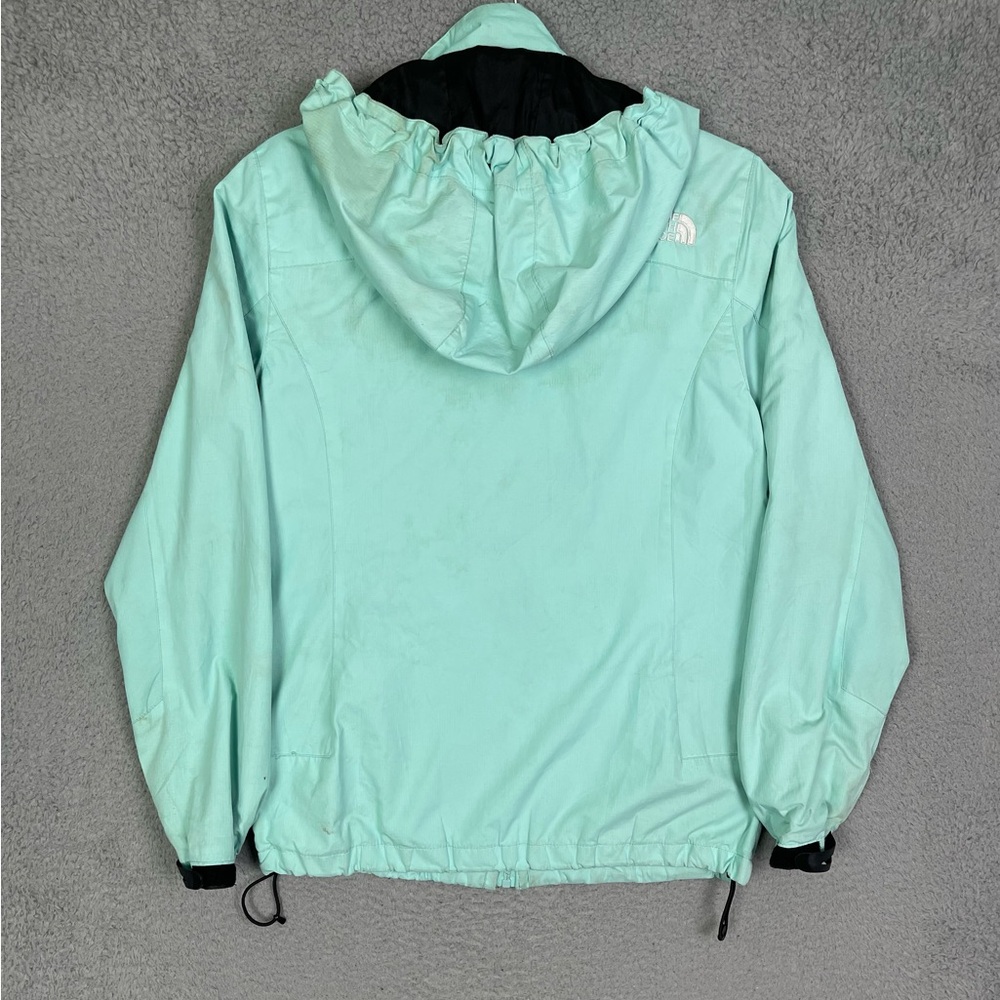 The‎ North Face hyvent Mint Green Hooded Rain Waterproof jacket - Picture 4 of 4